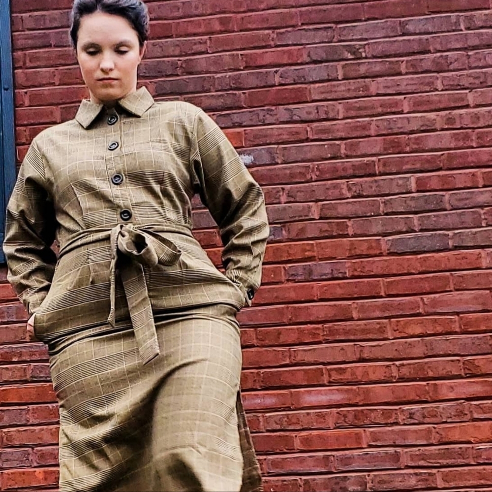 Promesa dress, brown, S